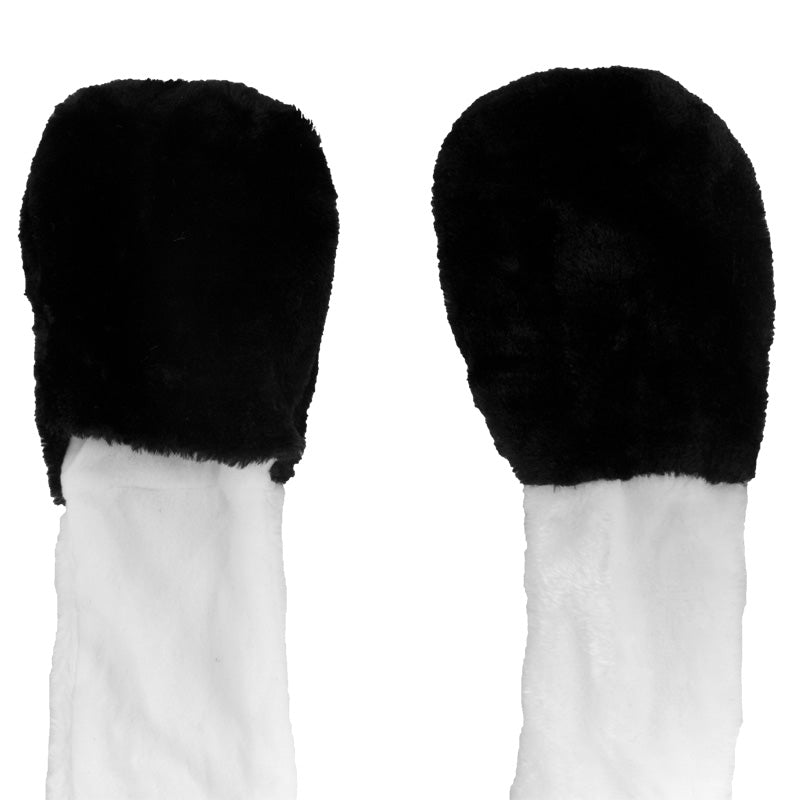 Long Panda Hat with Paws 5865
