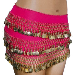 Hot Pink Bellydance Gypsy Scarf 2060