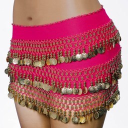 Hot Pink Bellydance Gypsy Scarf 2060