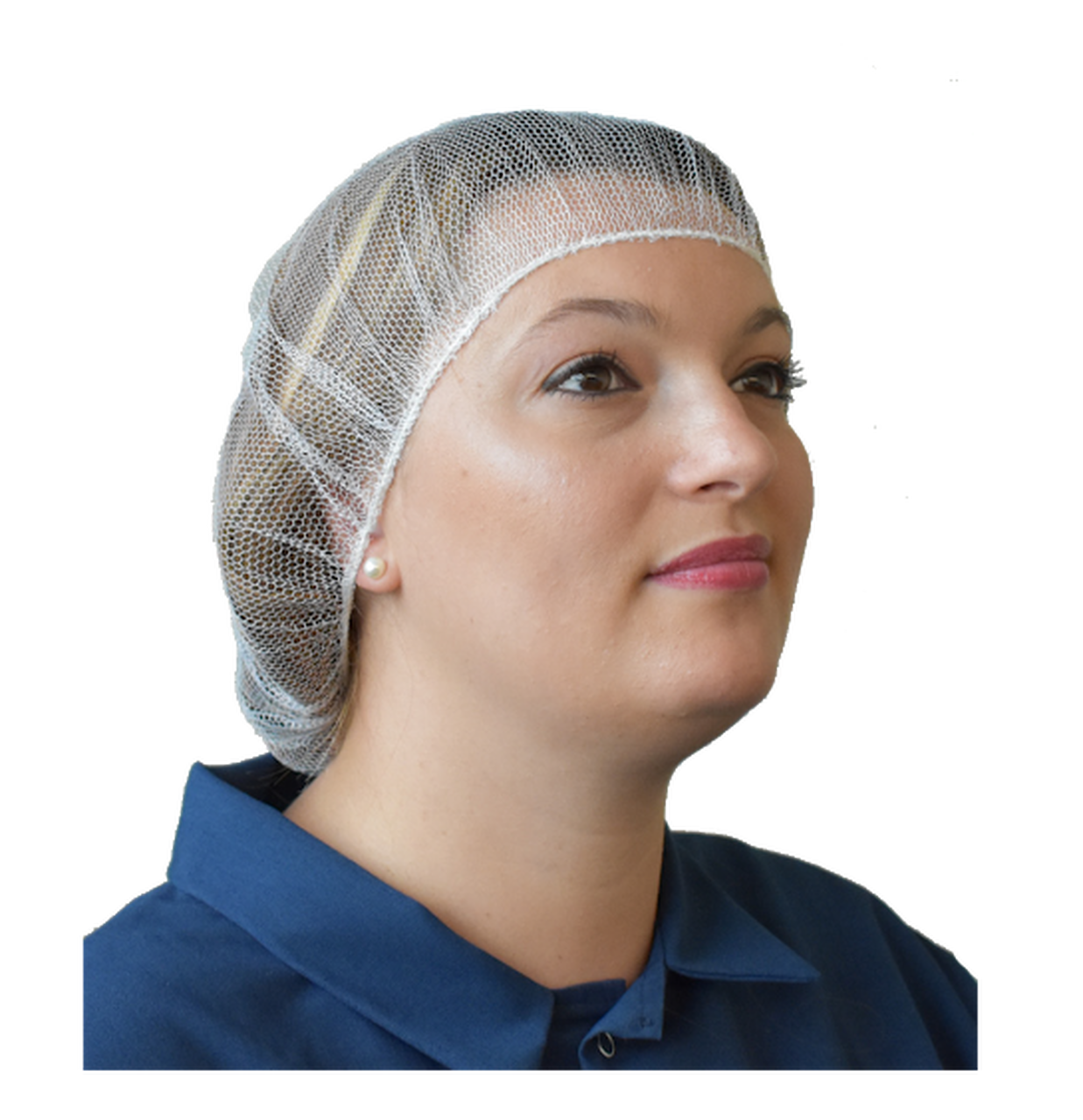 Black/Blue/White Hair Nets Bulk | 100 Pack 21" Width for Foodservice/Hospitals  15034321