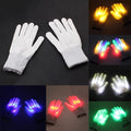 Glow LED Gloves White 5048