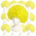 Yellow Afro Costume Wig 12 PACK 6011D
