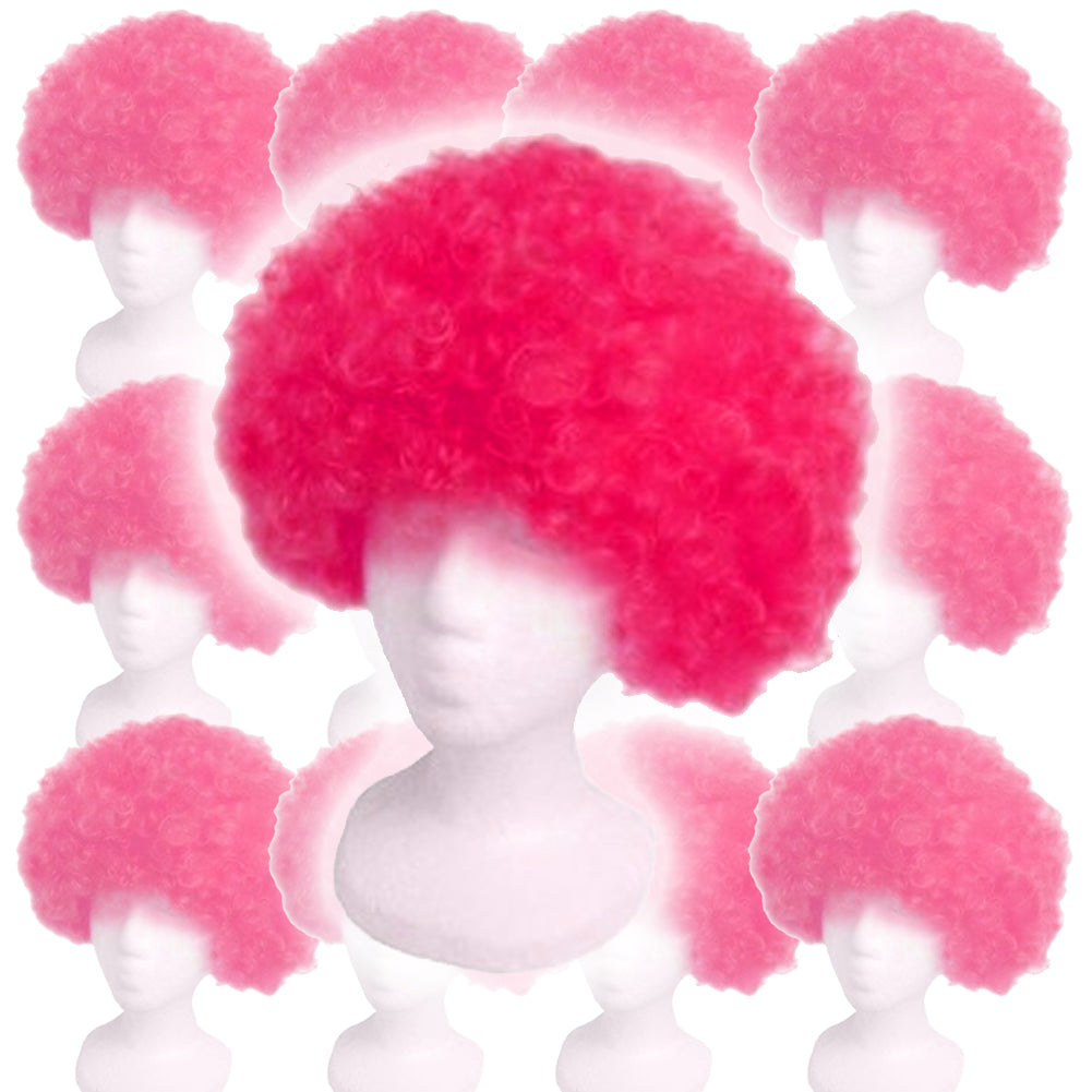 Pink Afro Costume Wig  6015D