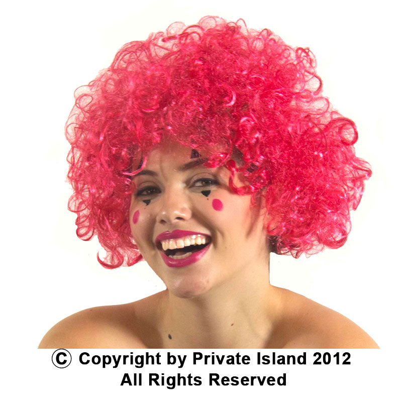 Pink Afro Wig 6015