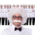 Einstein Wig and Mustache 12 PACK WS6021D