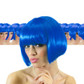 Blue Bob Supermodel Wig 12 PACK  6044D