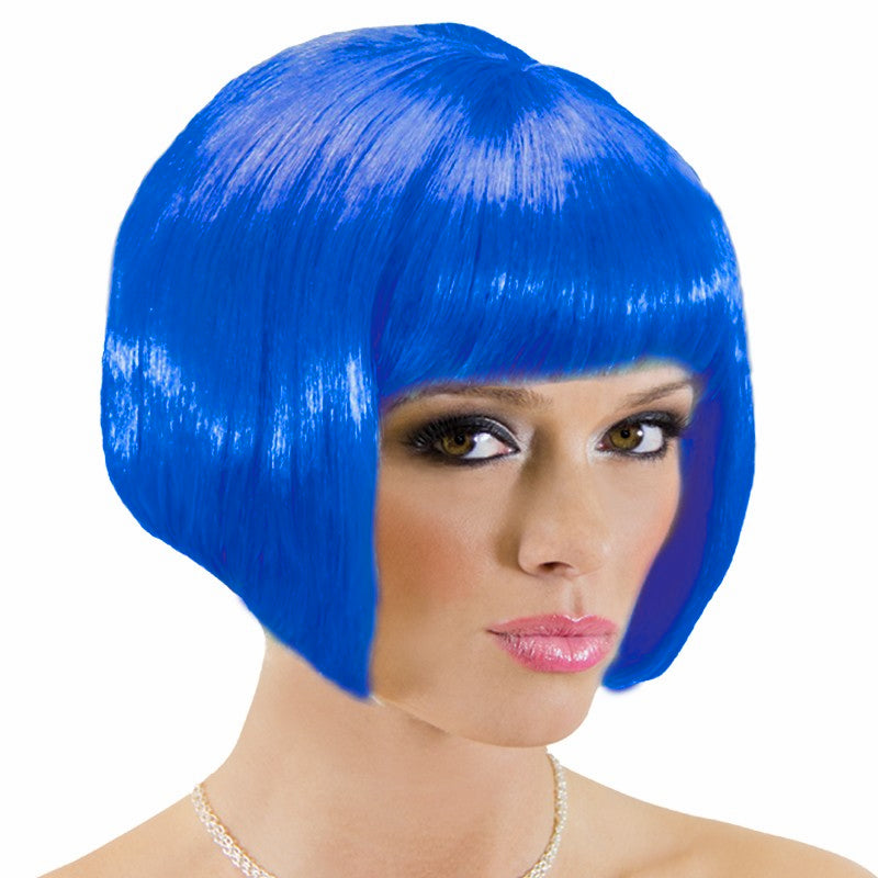 Blue Bob Wig Short Wig Costume Supermodel 12 PACK 6044
