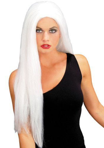12 PACK White 24 Inch Wicked Straight Wig 6049