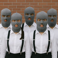 Three Hole Knit Ski Mask - Grey 3058