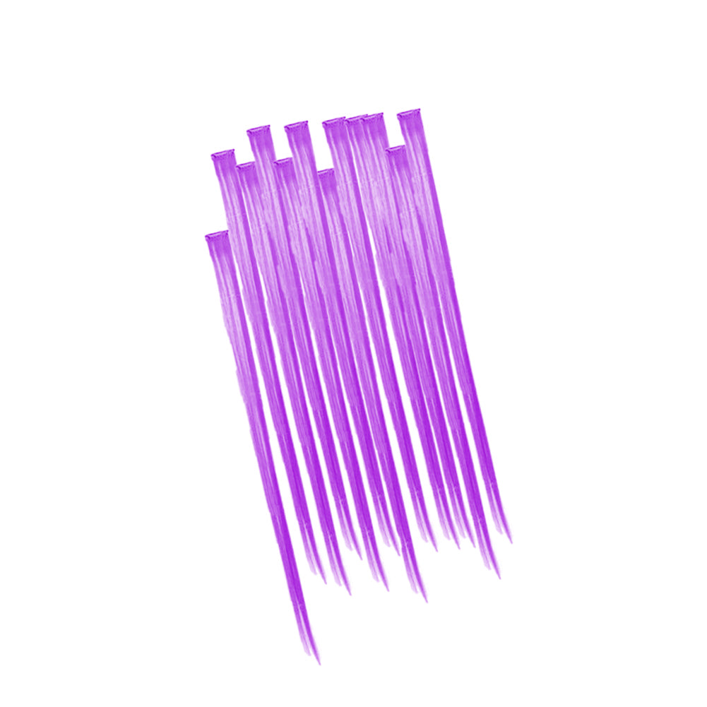 Purple Hair Extensions 12PK 6152D