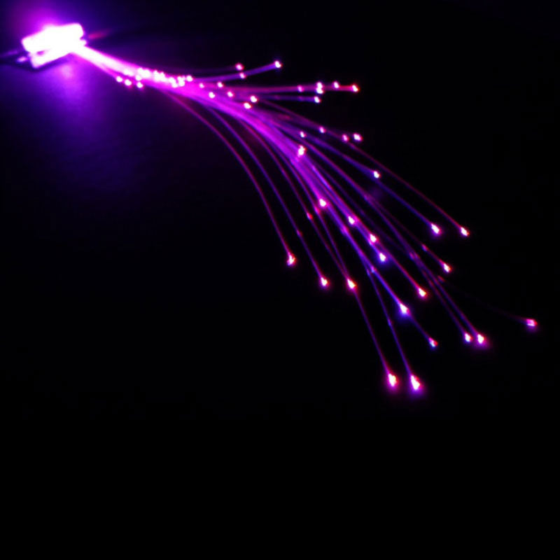 Purple Starlight Fiber Optic Hair Extensions 6163