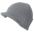 Gray Beanie Visor Cap 5778