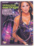 60's Costume Clip ON Rainbow Earrings Pair 6609