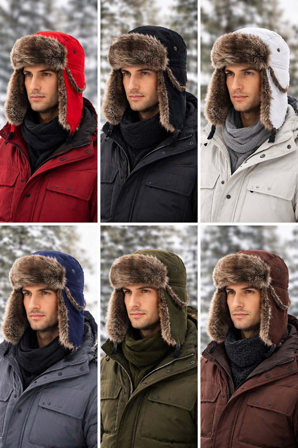 Custom Winter Hats | Personalized Winter Hats | Customized Trapper Hats | C1033   22.5" Standard Adjustable Strap