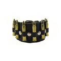 Gold Bullets Biker Wristband 6508