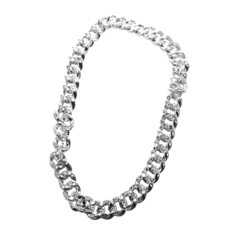 Silver Jumbo Rapper Chain 36" Standard