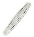 White Banana Clips 6684