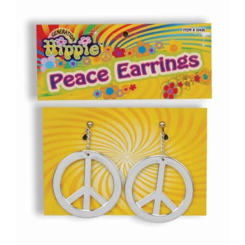 Hippie Peace Earrings 6688