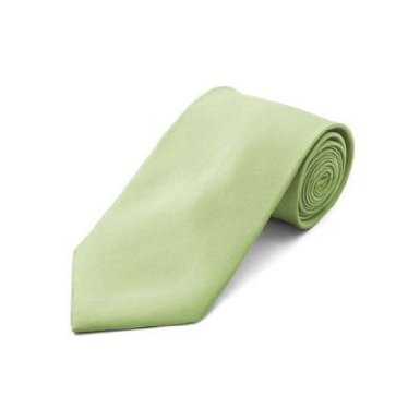 Lime Green 3.75" Wide Standard Satin Tie 6811