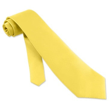 Satin Tie Yellow 3.75" Wide Standard  6831