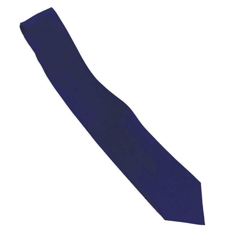 Navy Blue 3.75" Wide Standard  Satin Tie 6813