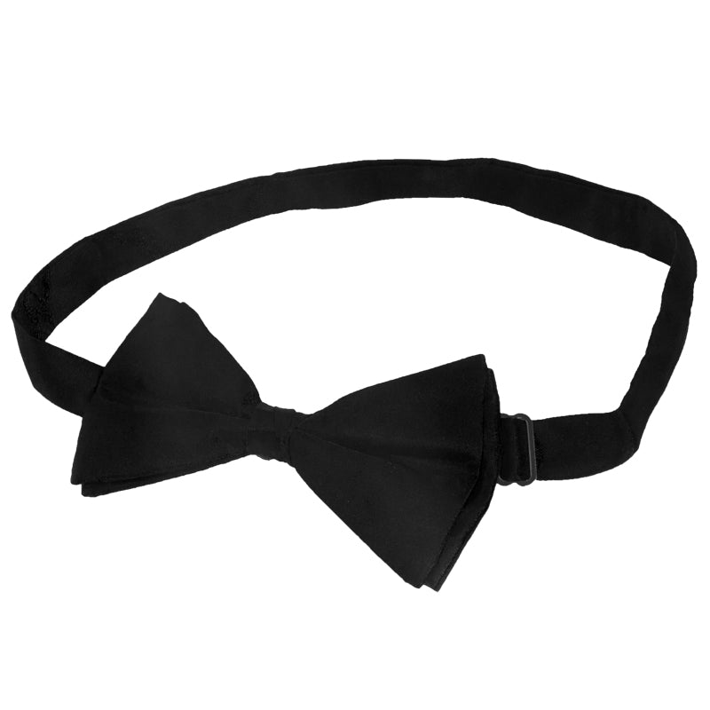 12 PACK Satin Bow Tie Black Men's 6836D