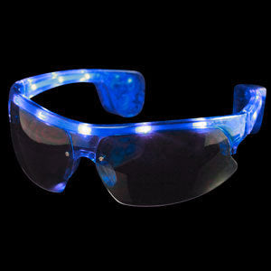 Blue Rave LED Aviator Style Sunglasses 7102