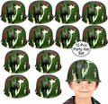 Child Army Helmet 12 PACK 1553