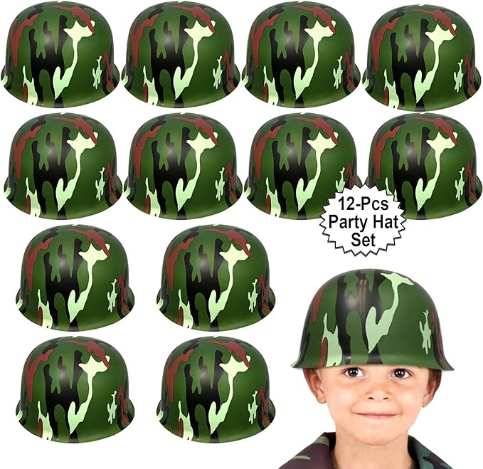 Child Army Helmet 12 PACK 1553