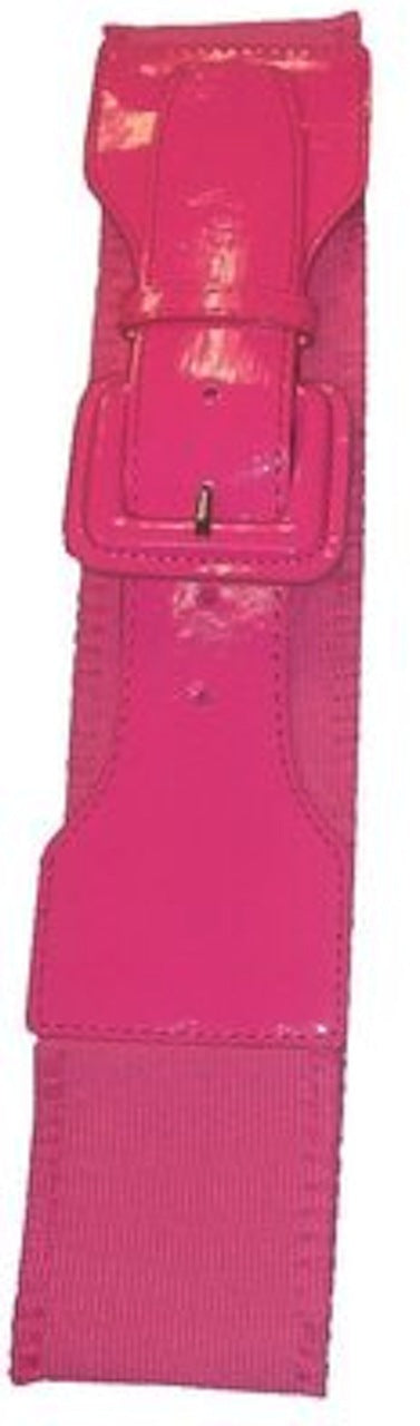 Wild Pink Lauper Style 80's Elastic Frill Belt 2408