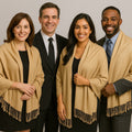 Beige Pashmina Scarf Shawl 100% Fine Wool Mix 12 PACK  28" x 78" 2118