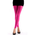 Neon Pink Footless Tights 12 PACK WS8016D
