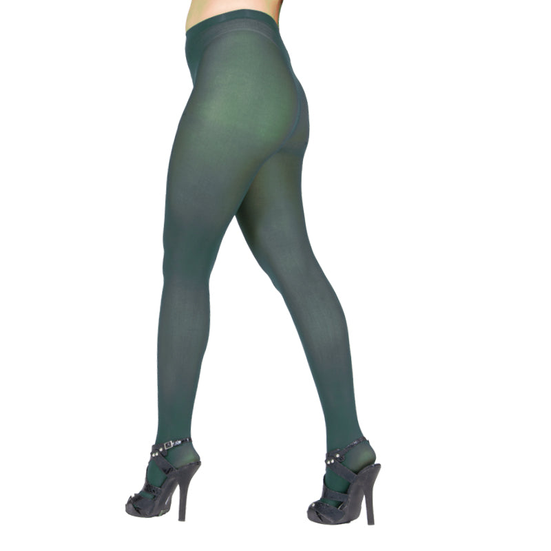 Super Control Top Dark Green Tights Opaque 12 PACK 8060D