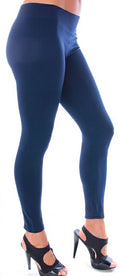 Navy Blue Footless Leggings 8090