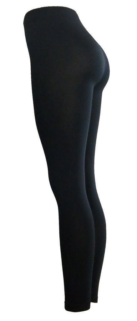 Black Footless Tights  8091