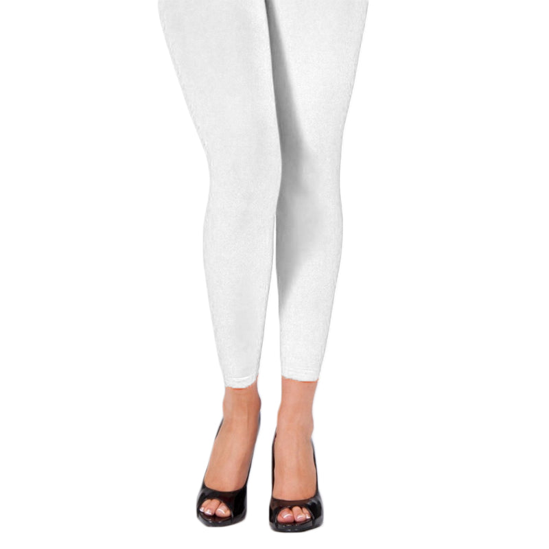 White Footless Leggings 8092