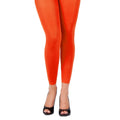 Orange Footless Leggings 8097