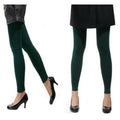 Premium Opaque Hunter Green Footless Leggings Cotton/Polyester 12 PACK 8099D