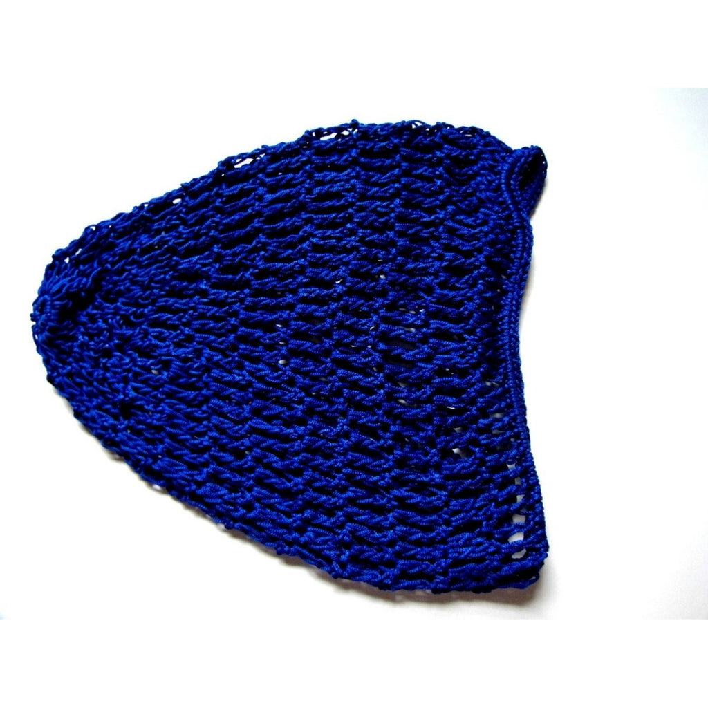 12 PACK Royal Blue Crochet Hair Snood 6621