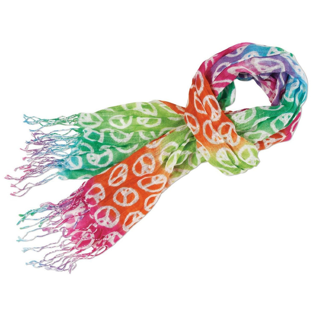 Tye Die Rainbow Scarf 2000