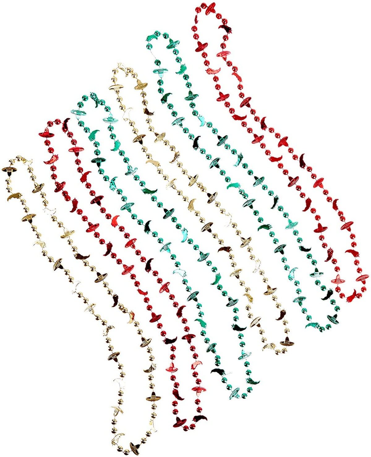 Fiesta Beads Bulk | Multicolor 12 PACK