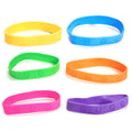 Rubber Neon Monkey Bracelets 12 PK 6704D