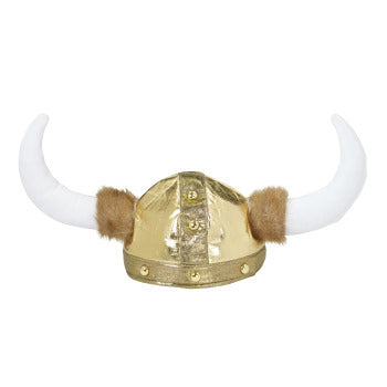 Classic Plush Viking Spike Helmet Deluxe Fur 1538