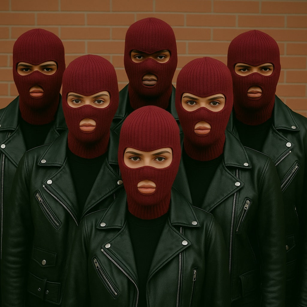 Burgundy Ski Face Mask Thief Mask Sheisty Mask  3061BR
