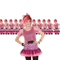80's Hot Pink Fishnet Shirt 12PK  8580D