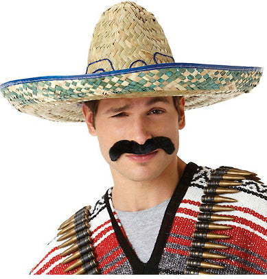 Mexican Pancho Costume Villa Mustache 9040