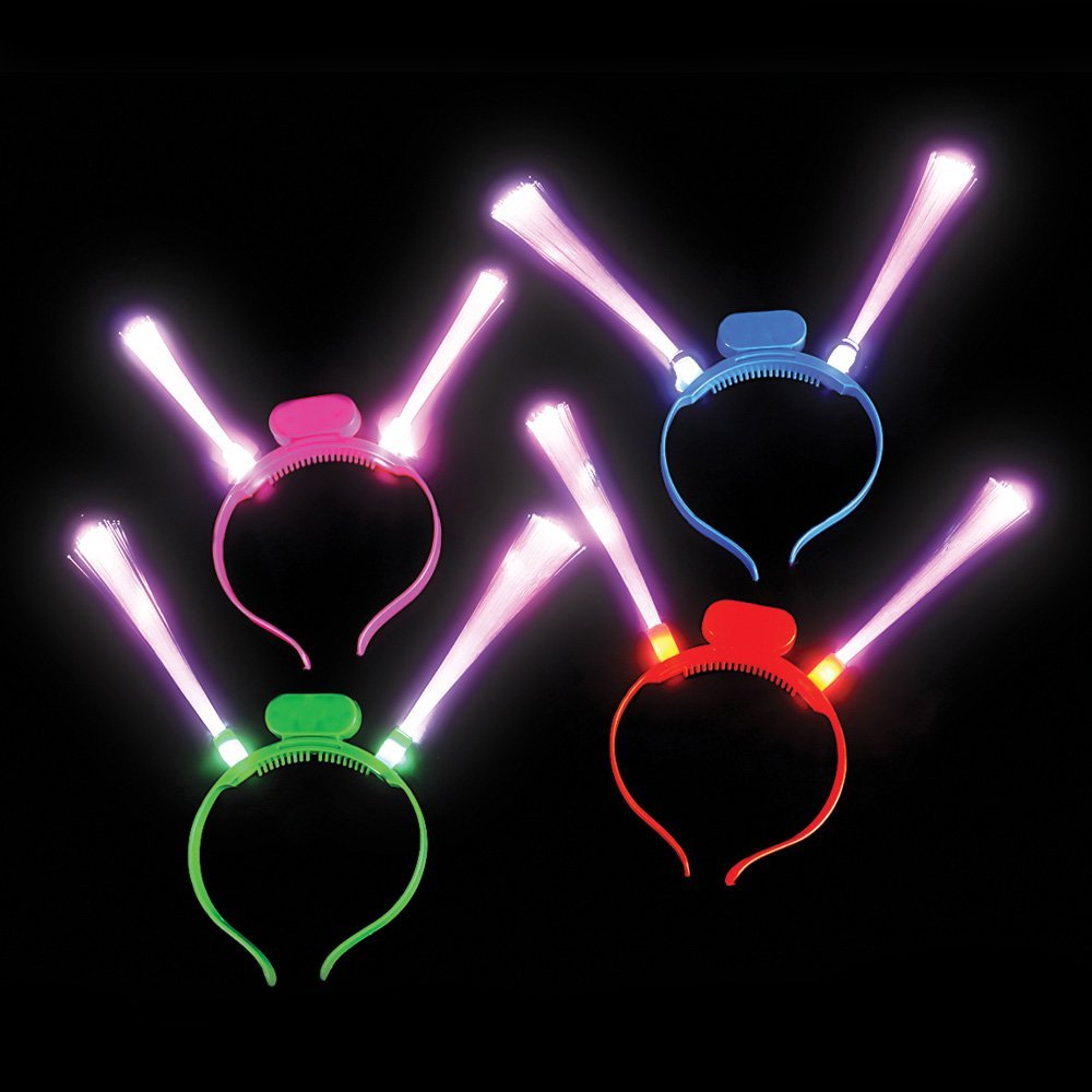 Fiber Optic Headband Red 9048