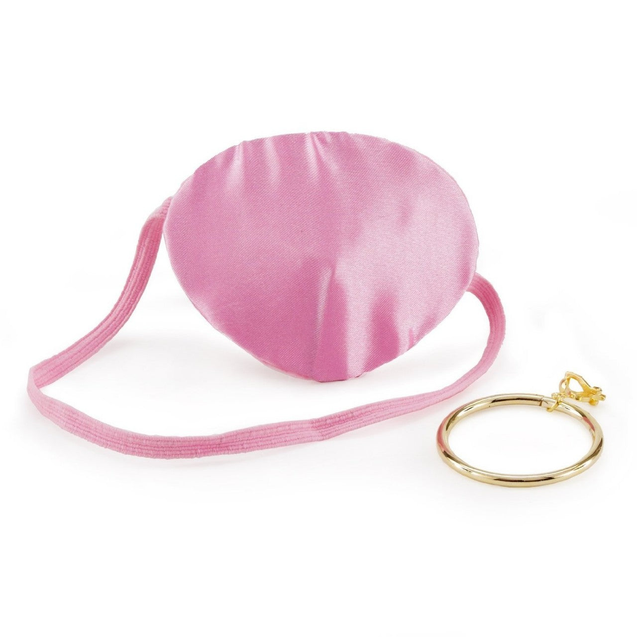 12 PACK Pink Pirate Eye Patch with Earring 9060