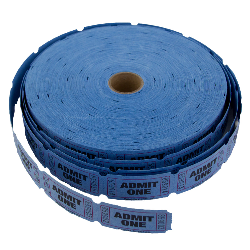 Admit One Ticket Roll 9155