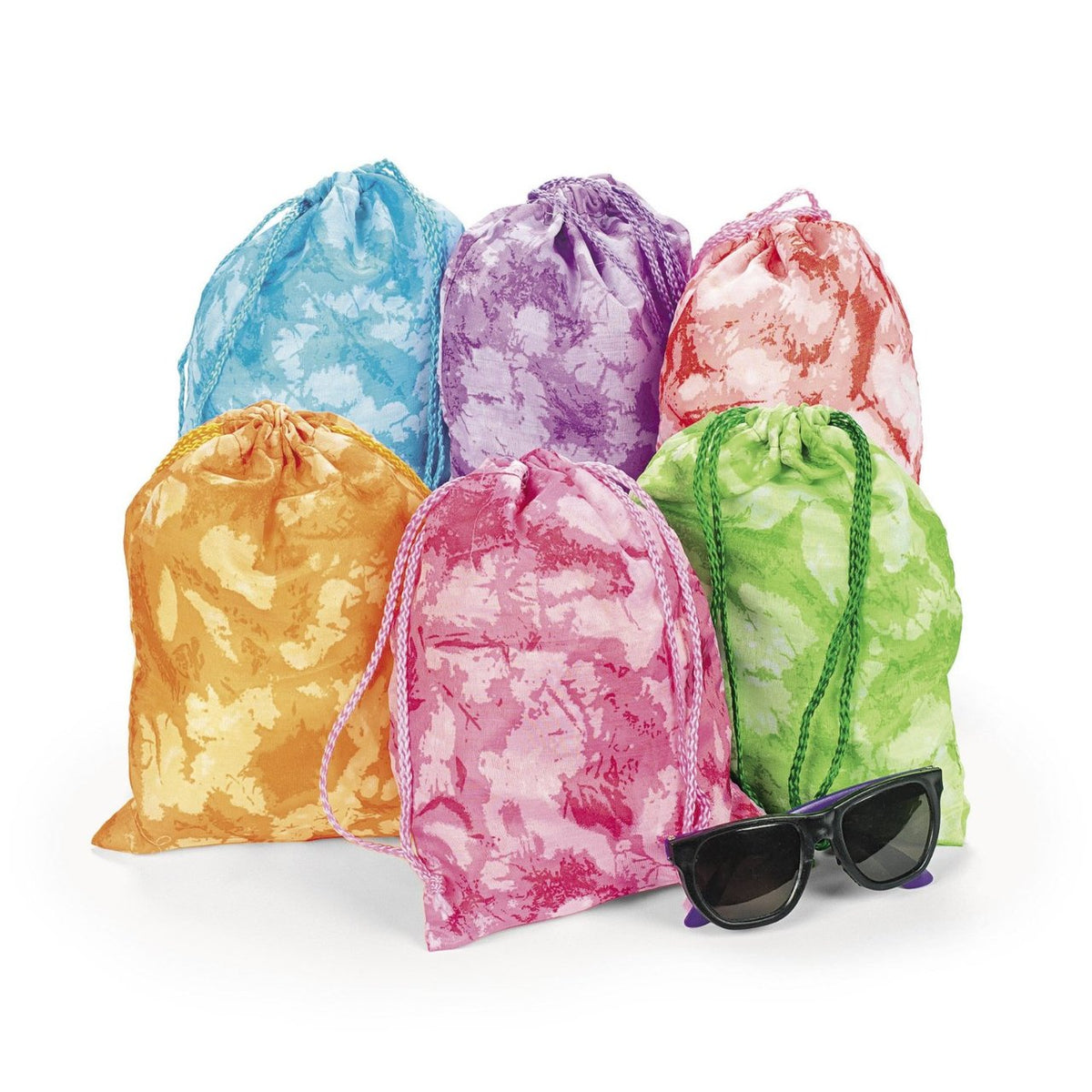 Tie-Dyed Tote Bags Drawstring 72 PCS 3405D